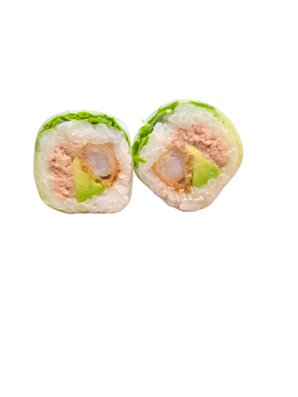 Spring - Crevettes tempura avocat thon cuit